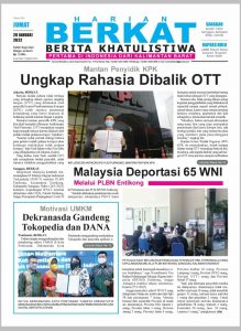Koran Berkat Edisi Jumat 28 Januari 2022, Headline : Ungkap Rahasia Dibalik OTT