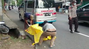 Alami Kecelakaan Tunggal, Pemotor Tewas di dalam Gorong-gorong