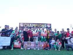 Wabup Kubu Raya Tutup Turnamen Sepak Bola Sujiwo Cup II