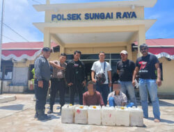 Polsek Sungai Raya Ringkus Dua Pelaku Pencurian Minyak Goreng di Toko Kelontong, Satu Orang DPO