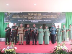 Peresmian Gedung Aula dan Poliklinik Rumah Sakit Tingkat II Kartika Husada