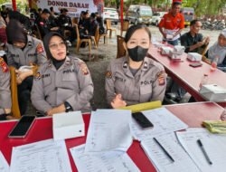 Dalam Rangka Hut  ke 74, Humas Polda Kalbar Gelar Donor Darah Bersama Wartawan dan Masyarakat