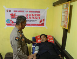 Humas Polres Ketapang Gelar Donor Darah Serentak Dalam Rangka Hut Humas Polri ke 74
